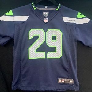 Boys Earl Thomas Nike on the Field Seattle Seahawks Jersey. Sz Boys L(7) NWOT